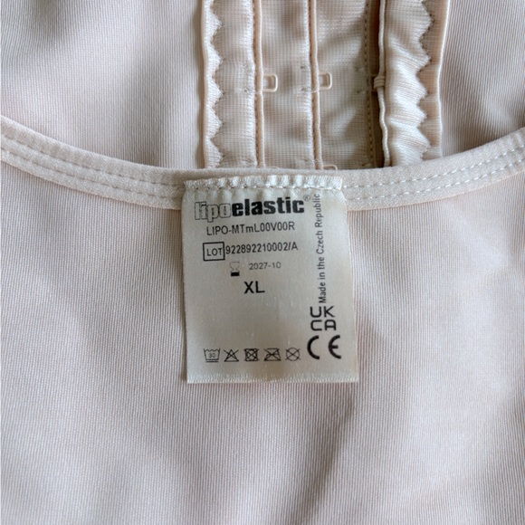 Lipoelastic Post-Surgical Compression Vest Top (Long Length, XL) - Picture 2 of 3